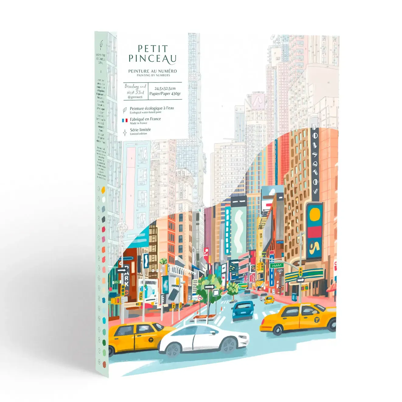 La Petite Épicerie Malen-nach-Zahlen-Set – Broadway und West 53rd