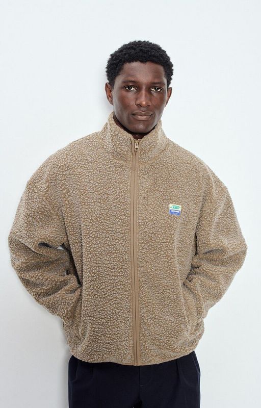 American Vintage Herrenjacke Hoktown Muskatnuss Meliert MHOK16BE26