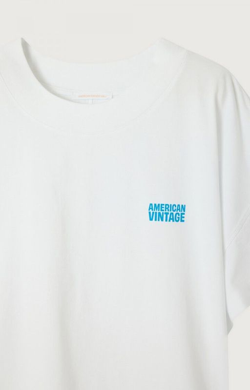 American Vintage Damen T-Shirt Gixy Weiss GIX02BE26