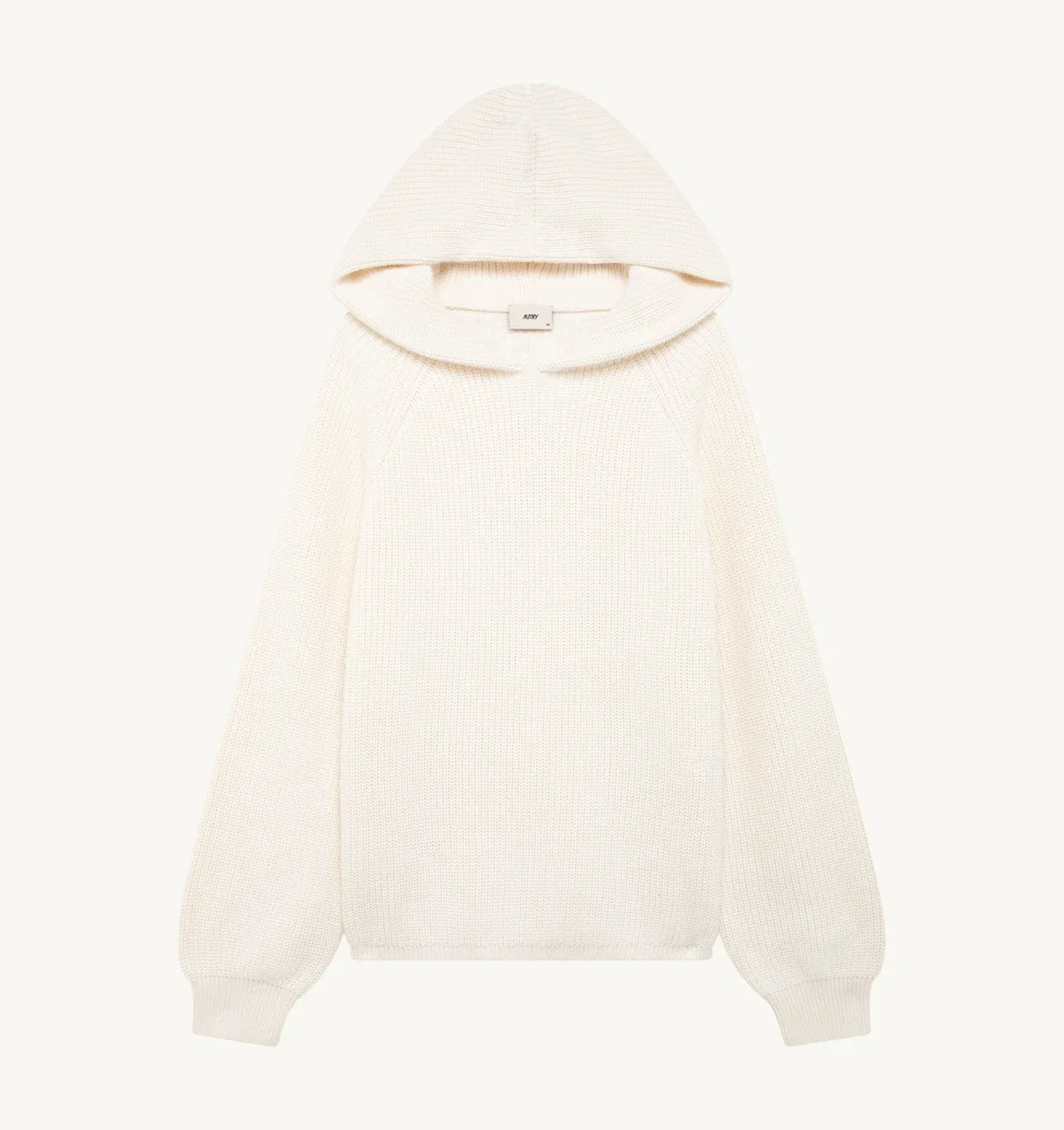 Autry Hoodie Aus Strick Elfenbein HOPX - 025S