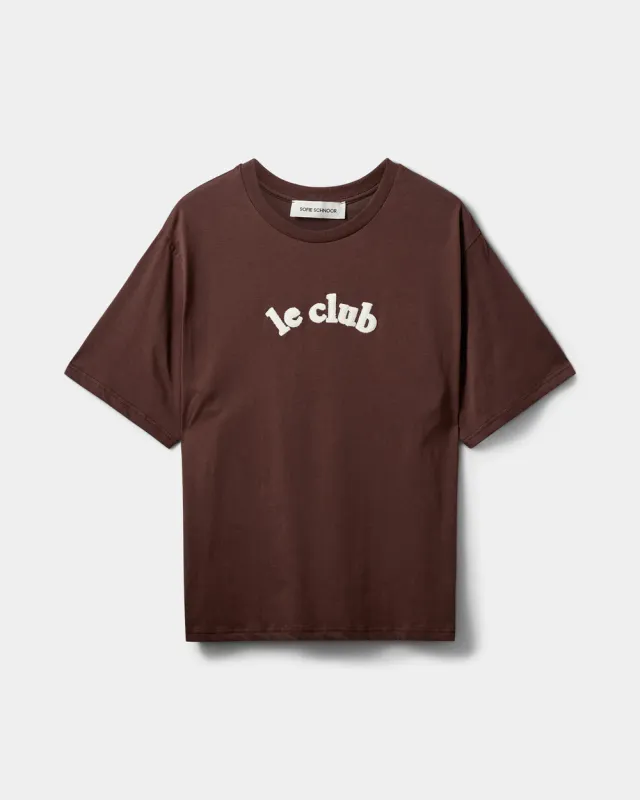 Sofie Schnoor Measw Oversize T-Shirt Dark Brown S261425