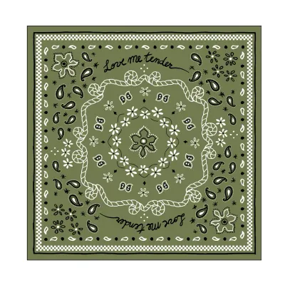 Opjet Paris Khakifarbene Bandana Papierservietten