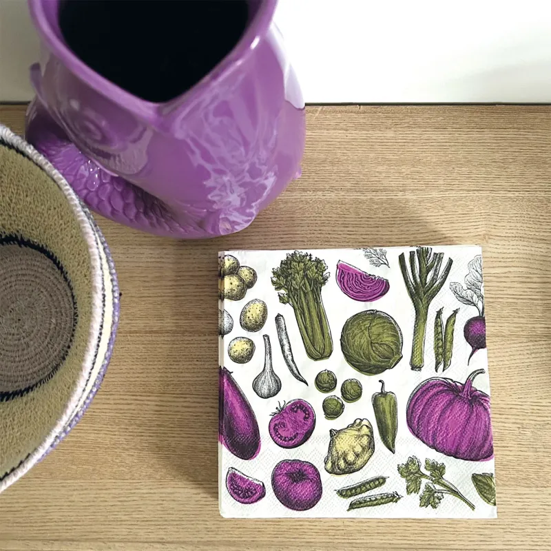 Opjet Paris Veggie Mania Papierservietten