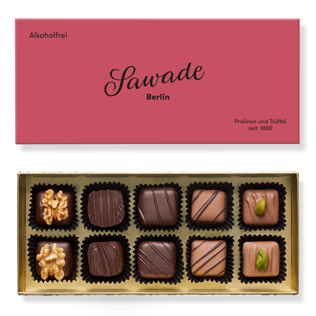 Sawade Berlin Pralinenschachtel Alkoholfrei
