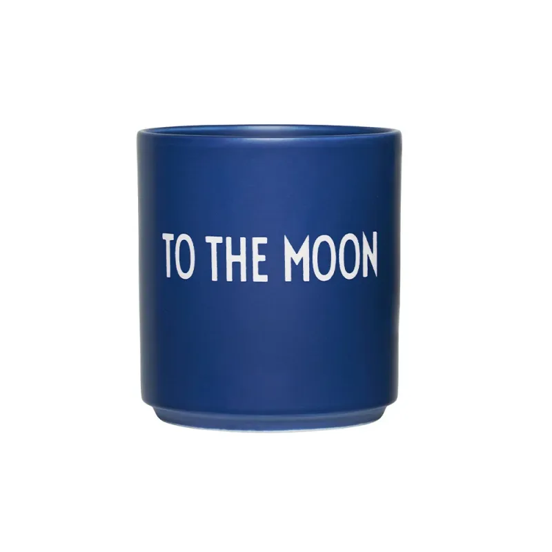 Design Letters Favourite Cup To The Moon Dunkelblau
