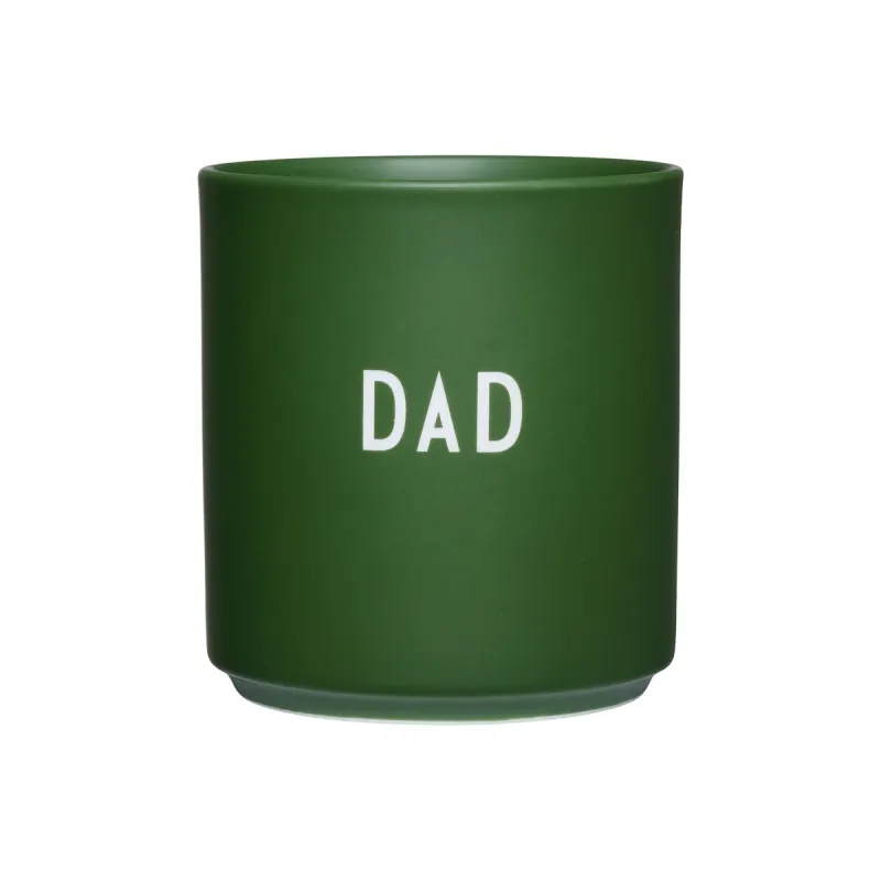 Design Letters Favourite Cup Dad Forest Green