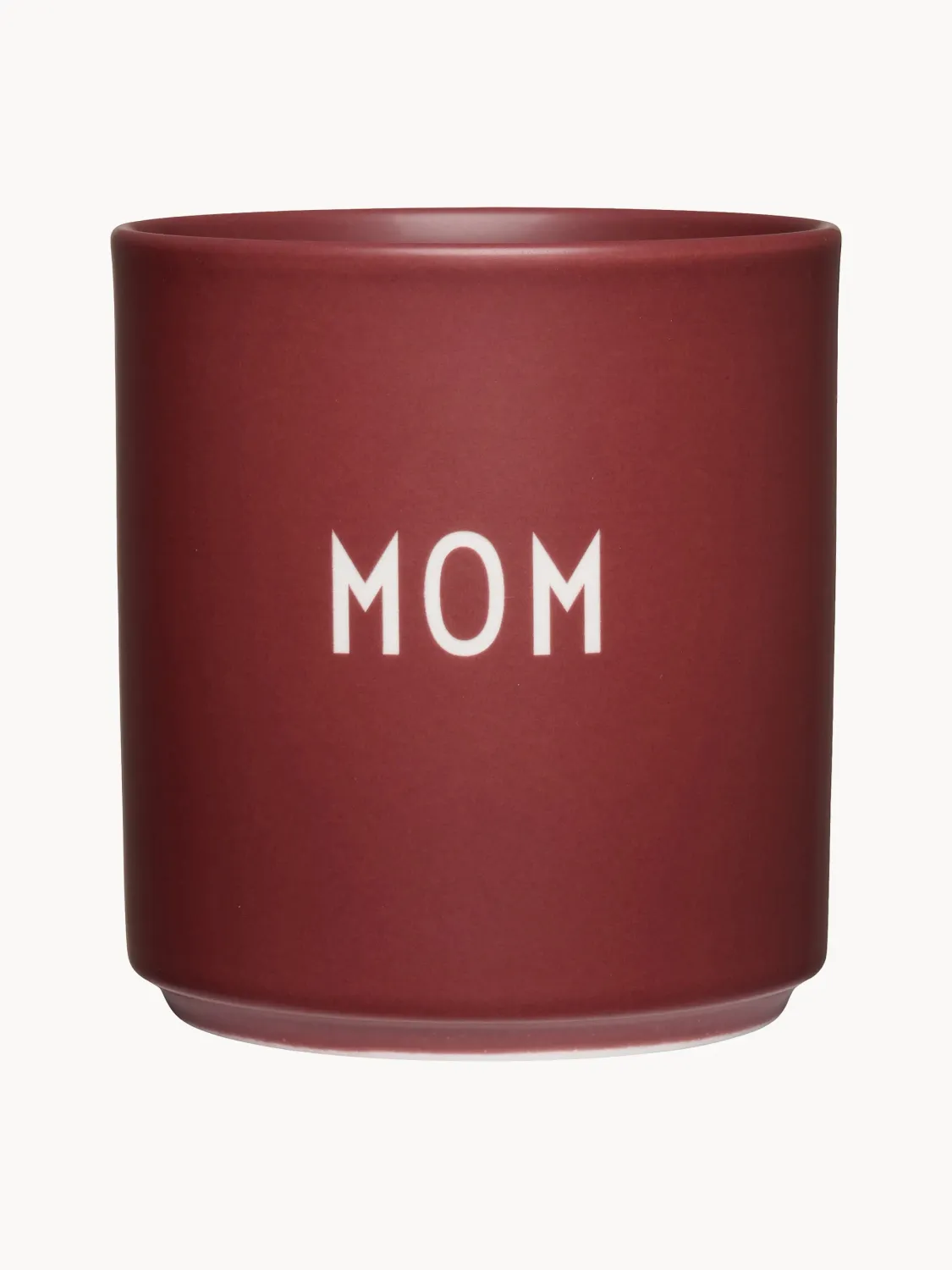 Design Letters Favourite Cup Mom Burgundy