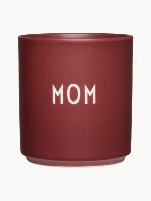 Design Letters Favourite Cup Mom Burgundy