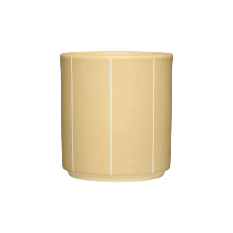 Design Letters Nordic Pyjamas Cup Yellow Beige Stripe