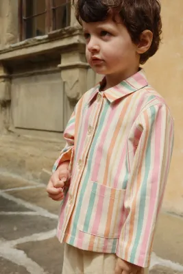 Konges Sløjd Frankie Hemdjacke Miami Stripe KS104826