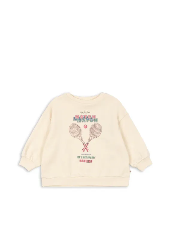 Konges Sløjd Loupy Lou Sweatshirt Buttercream KS104951