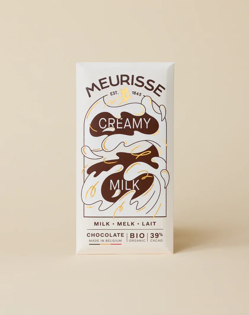 Meurisse Bio Milk Chocolate With Creamy Milk 100g
