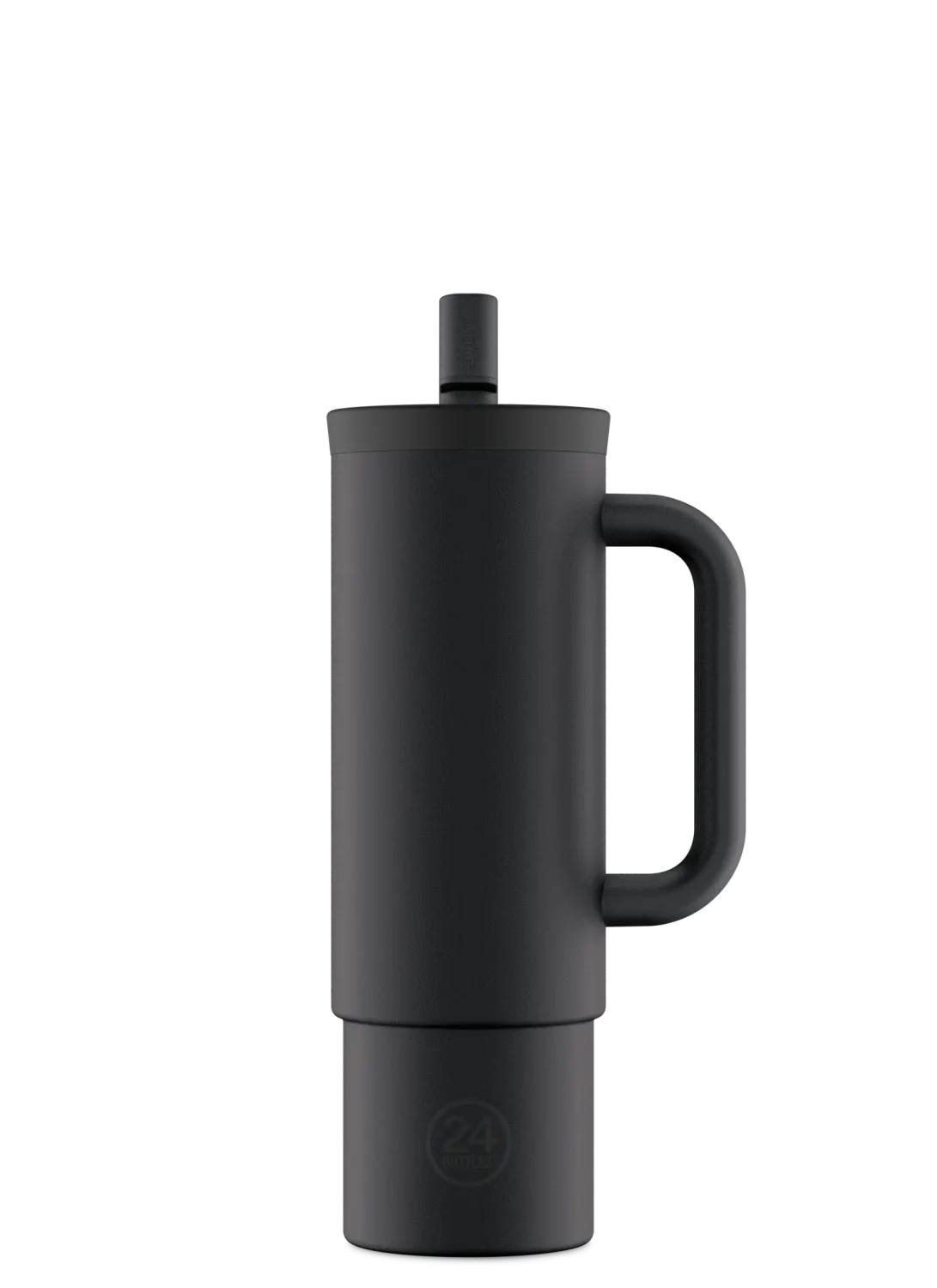 24 Bottles Straw Cup Tuxedo Black 800ml