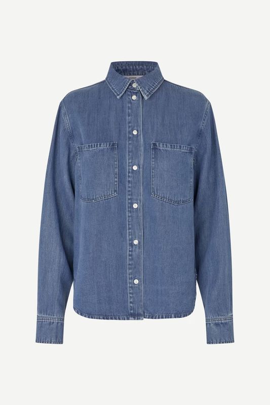 Samsøe Samsøe Sabexy Shirt 15645 Medium Denim Blue