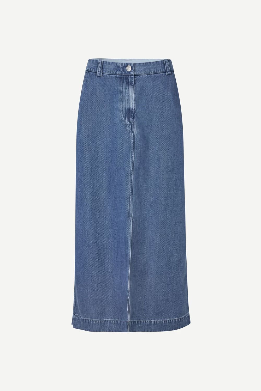 Samsøe Samsøe Satoves Skirt 15645 Medium Denim Blue