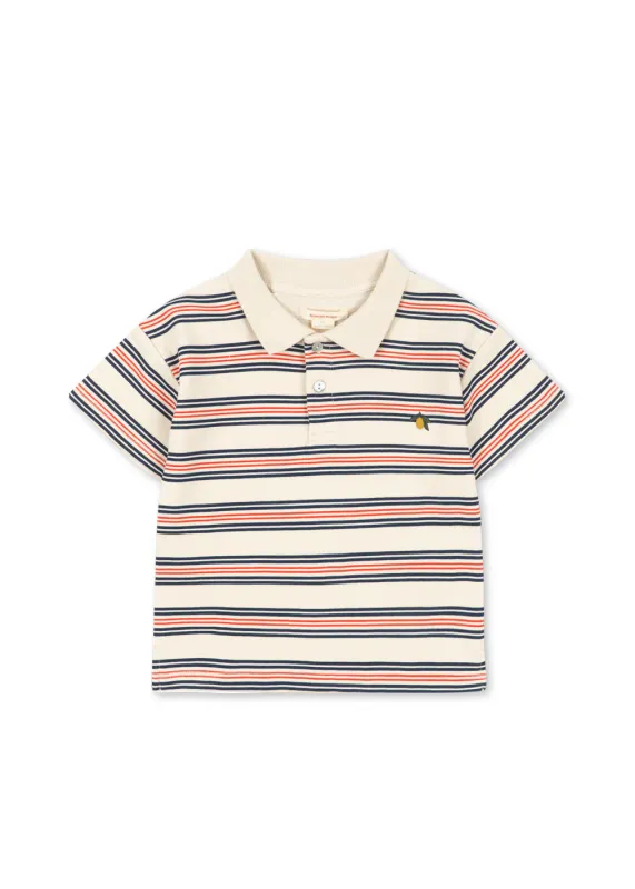 Konges Sløjd Spotty Kurzarm Polo Stripie Stripe KS105090