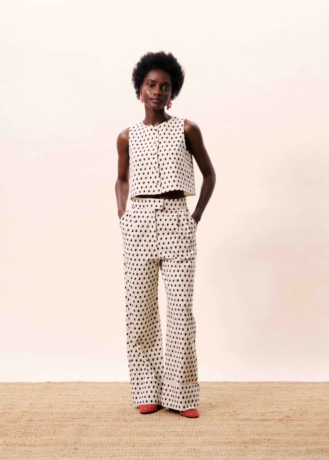 FRNCH Hose Isolde Creme