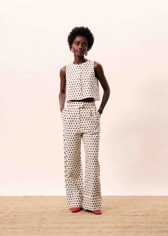 FRNCH Hose Isolde Creme