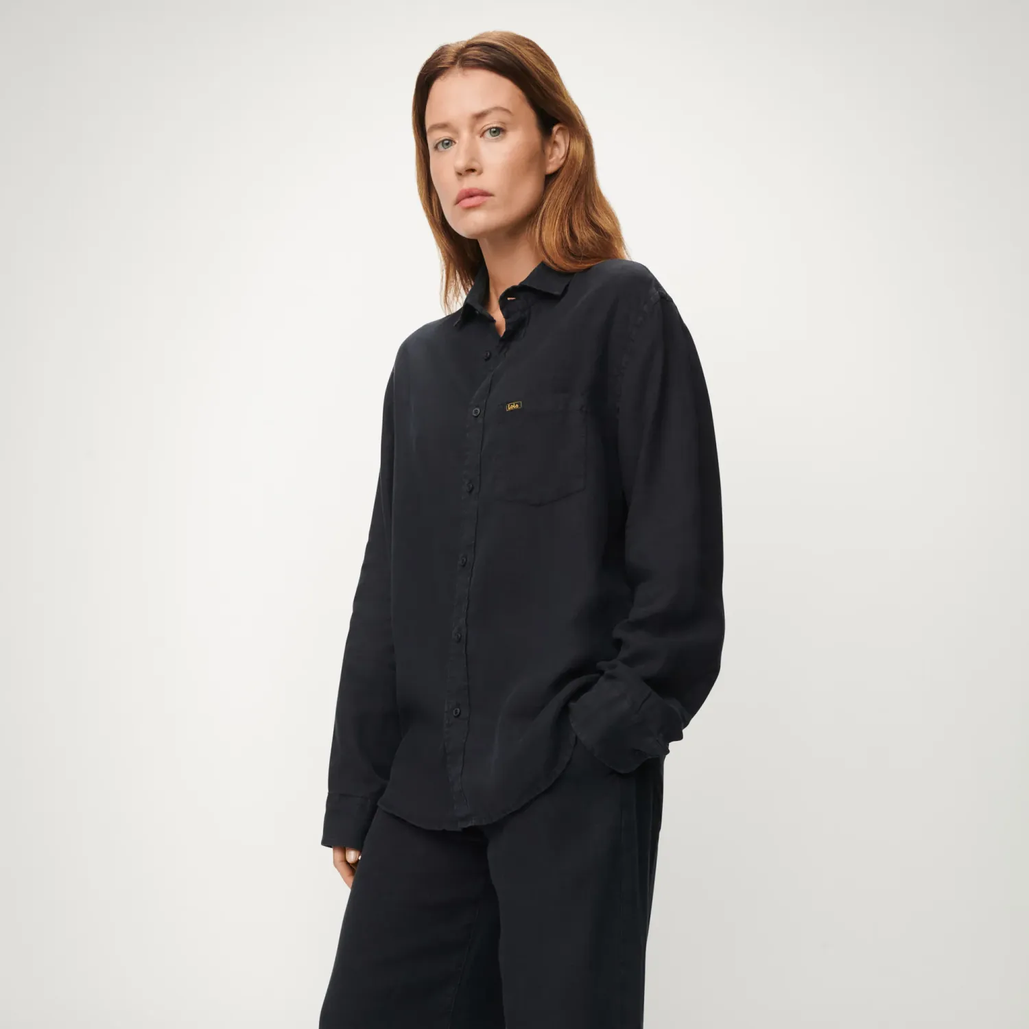 Lois Shirt Lucas Blue Linen Light 1132-7905