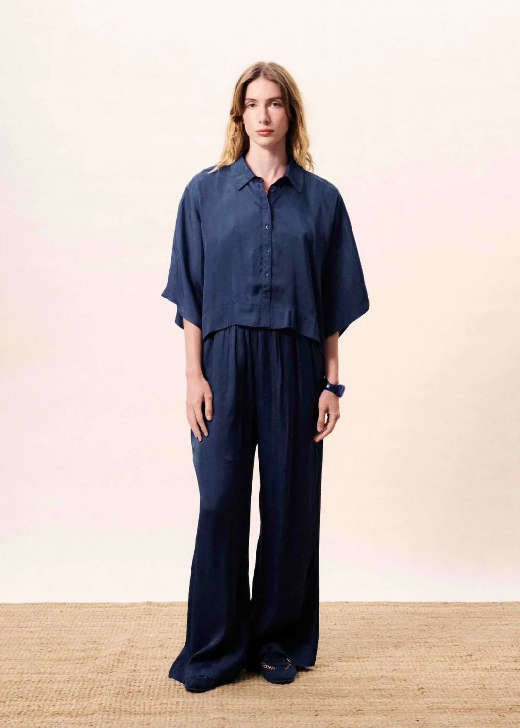 FRNCH Hose Ecume Marineblau INC26255