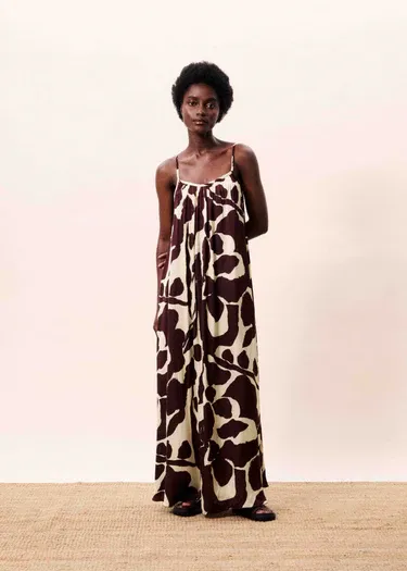 FRNCH Kleid EUPHRATE Nenufar Braun ITC26290