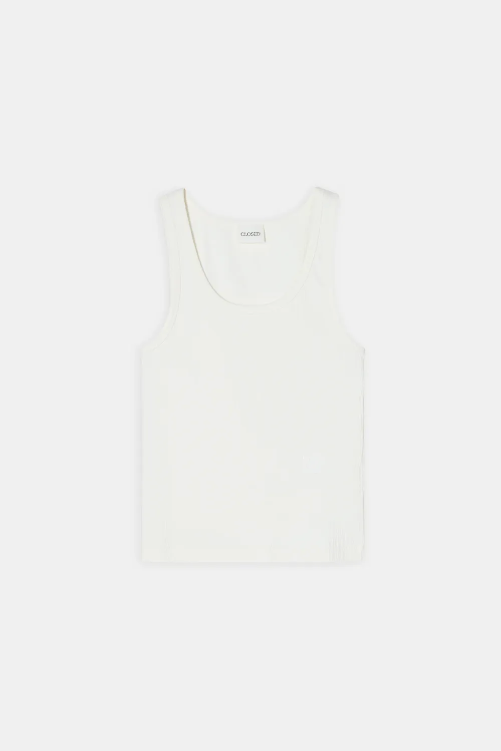 Closed Tanktop aus Baumwolle Ivory