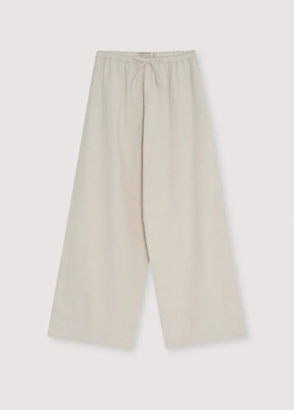 The New Society Melissa Woman Pant Palazzo Sand Vigore
