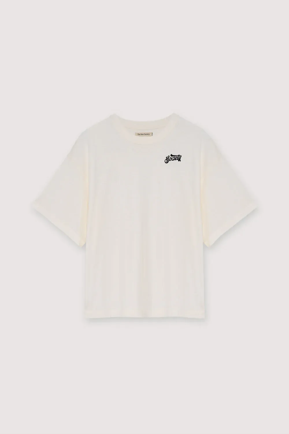 The New Society Mazus Woman T-Shirt Ecru