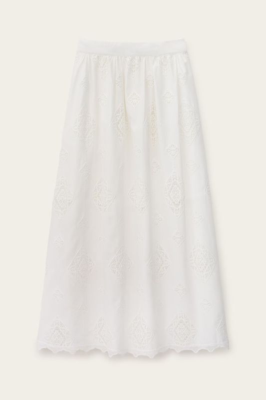 Ba&amp;sh Mona Langer Rock Naturfarben