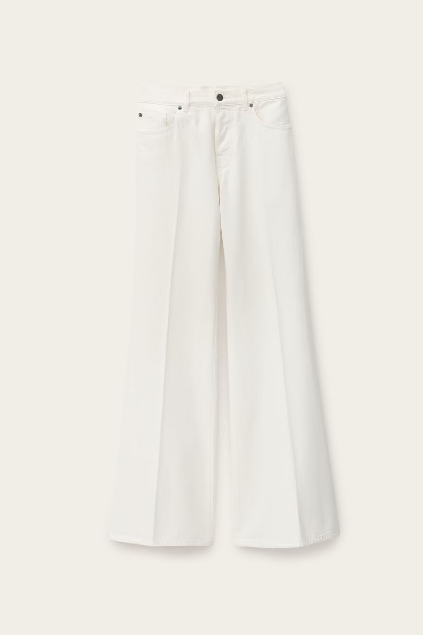 Ba&amp;sh Badou Ausgestellte Jeans Weiß