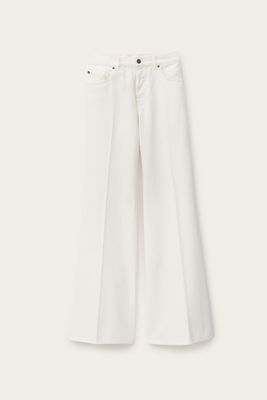 Ba&sh Badou Ausgestellte Jeans Weiß