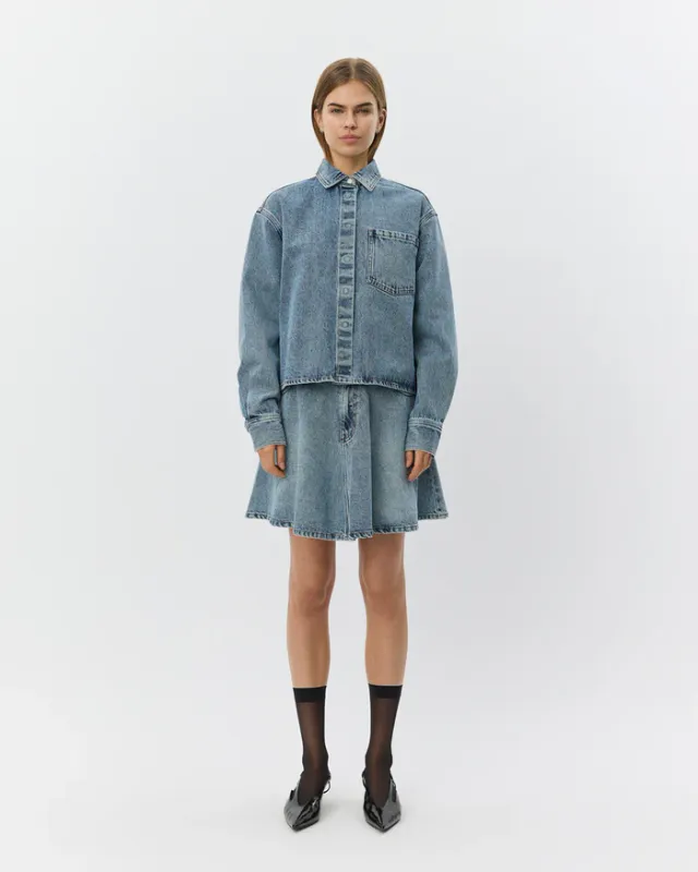 Sofie Schnoor Indigosw Short Denim Skirt - Blue