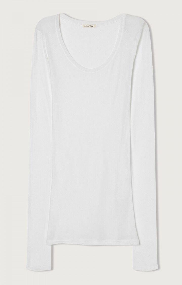 American Vintage Damen-T-Shirt Massachusetts Weiss MAS04E26