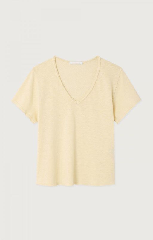 American Vintage Damen-T-Shirt Sonoma Vanillle Vintage SON02AGE26