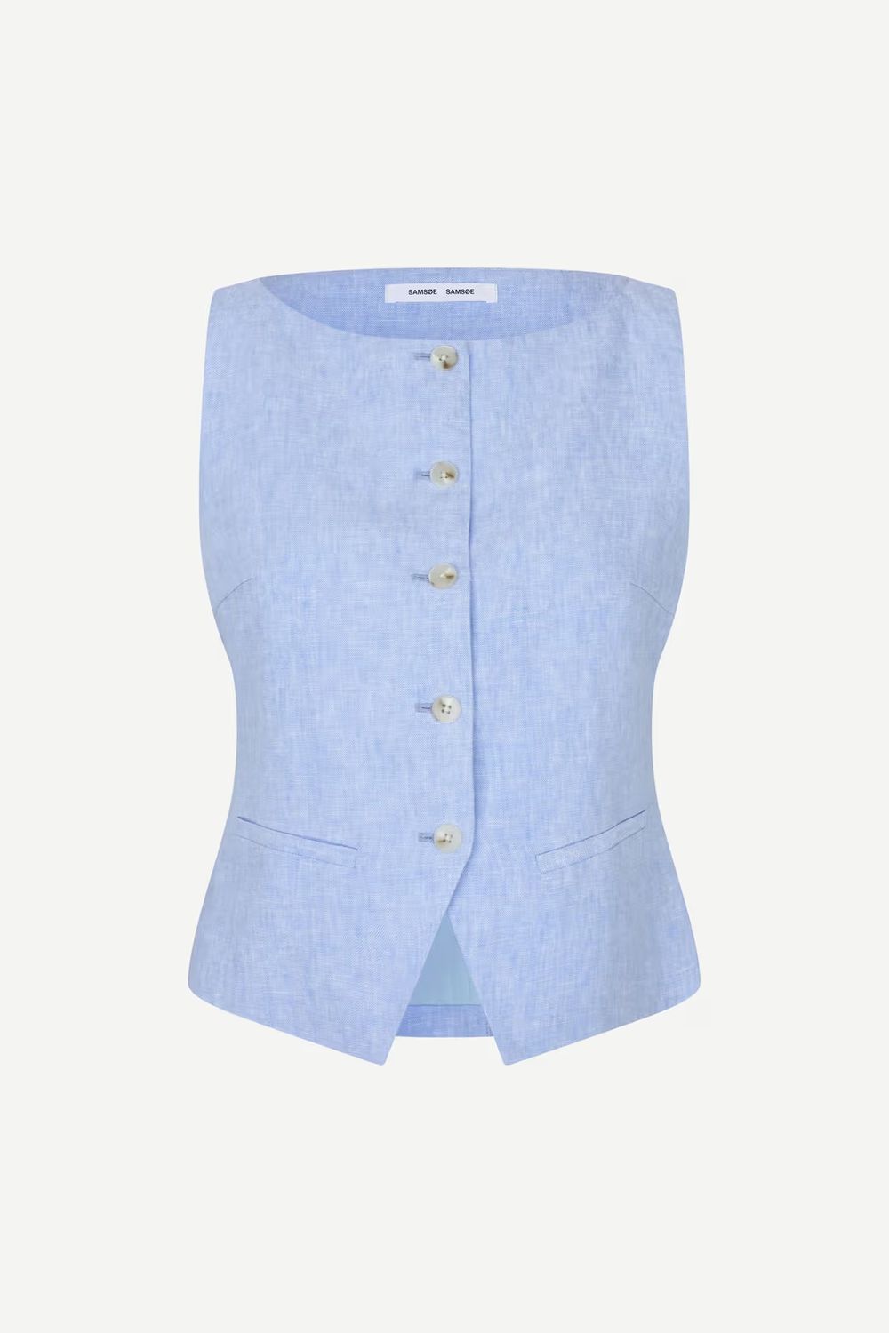 Samsøe Samsøe Saloves Vest 14329 Bel Air Blue Mel.
