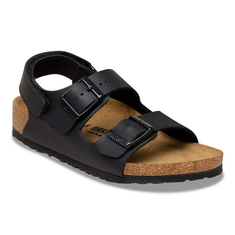Birkenstock Milano AS Kids Birko-Flor Schwarz