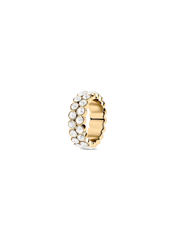 Muli Collection Lotus Duo Ring Gold