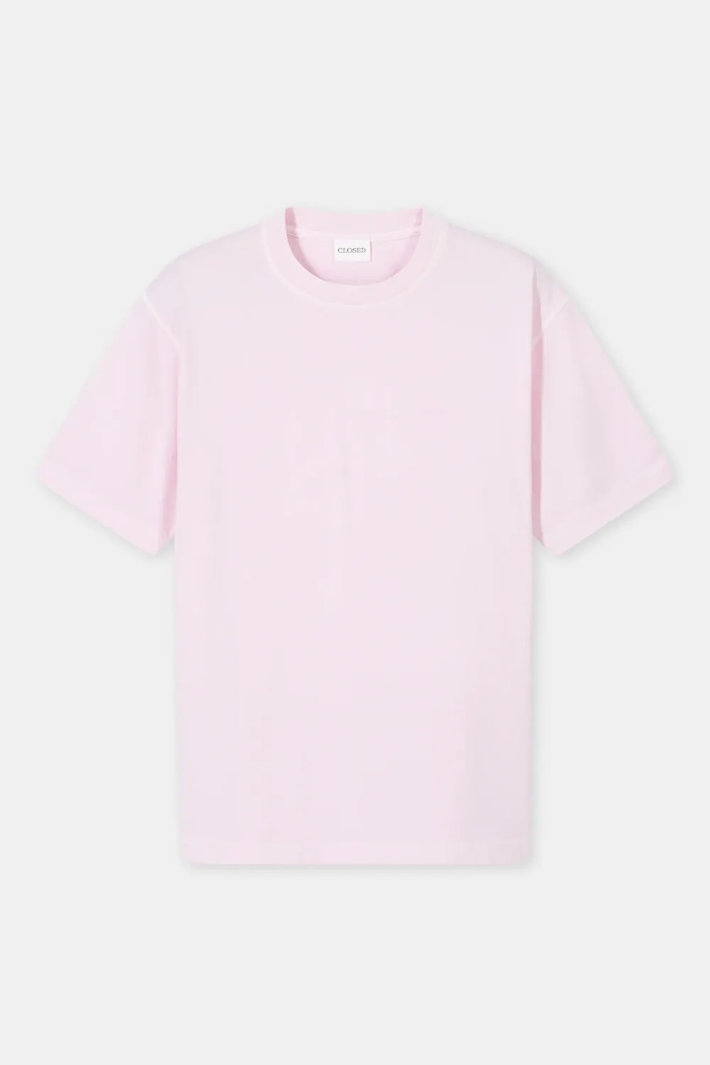 Closed Logo-T-Shirt aus Bio-Baumwolle Quartz Pink
