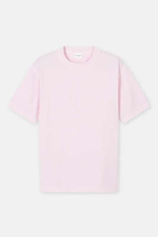 Closed Logo-T-Shirt aus Bio-Baumwolle Quartz Pink