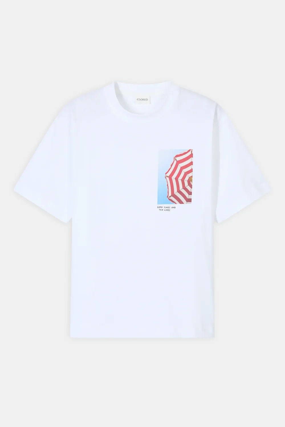 Closed T-Shirt aus Bio-Baumwolle White