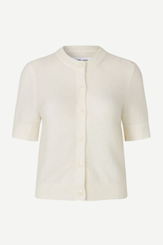 Samsøe Samsøe Sanoura SS Cardigan 15556 Egret