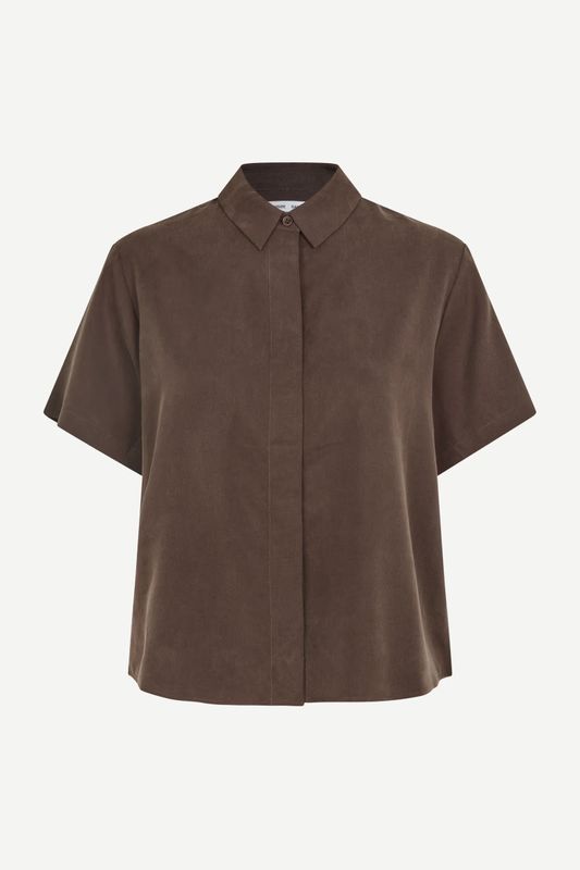 Samsøe Samsøe Mina SS Shirt 14028 Mulch