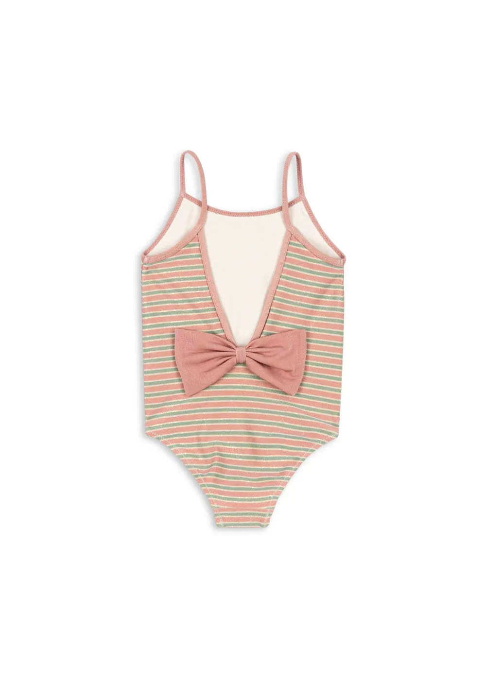 Konges Sløjd Bowwow Badeanzug Blush Stripe KS104715