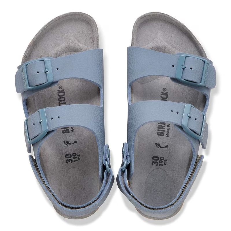 Birkenstock Milano Kids Birko-Flor Desert Soil Basalt Gray
