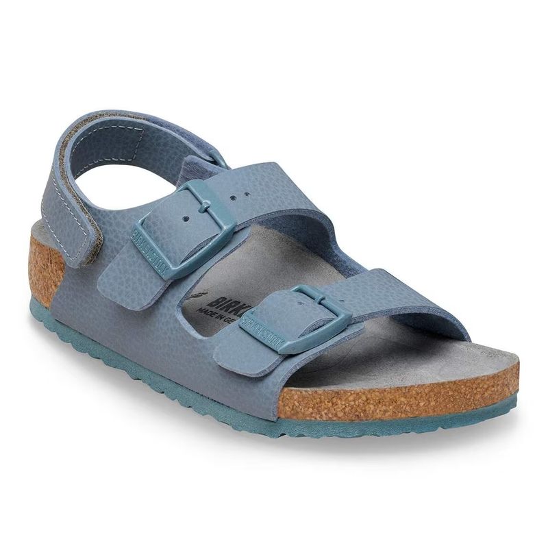 Birkenstock Milano Kids Birko-Flor Desert Soil Basalt Gray