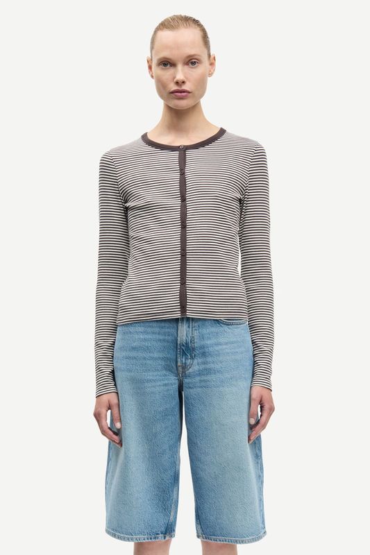 Samsøe Samsøe Saalexo LS Cardigan 7542 Mulch St.