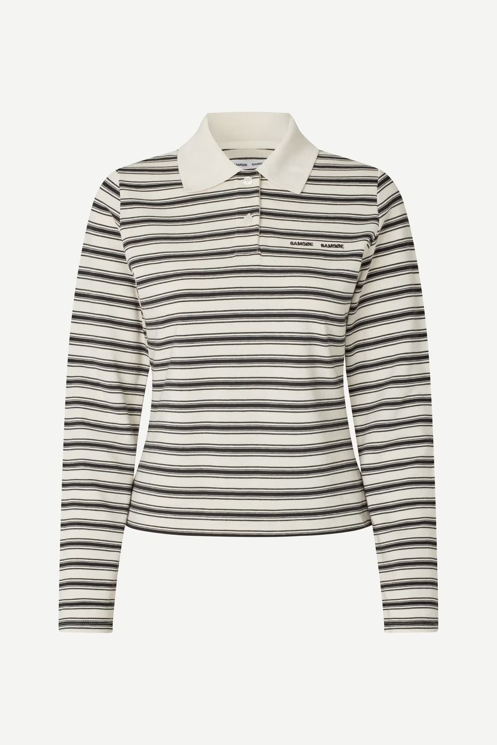 Samsøe Samsøe Sadonell LS Polo 15512 Egret St.