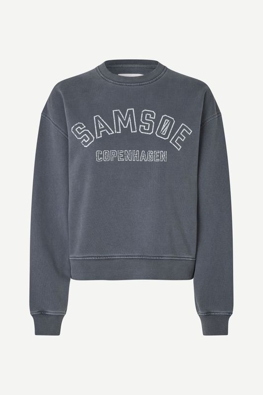 Samsøe Samsøe Savan Sweat 15697 Ombre Blue Pigment