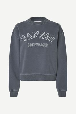Samsøe Samsøe Savan Sweat 15697 Ombre Blue Pigment