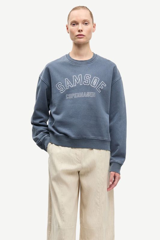 Samsøe Samsøe Savan Sweat 15697 Ombre Blue Pigment